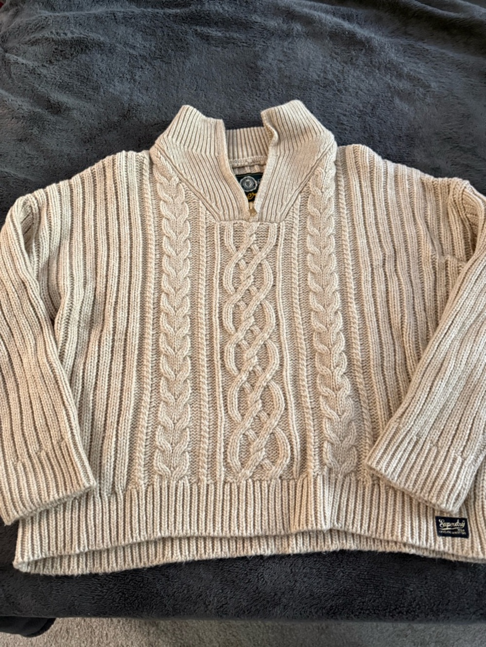 Superdry Quarter Zip Sweater